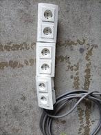 Wcd inbouw 6 stuks met 3 x 2 voudige afdekraam, Doe-het-zelf en Verbouw, Ophalen of Verzenden, Gebruikt, Stopcontact