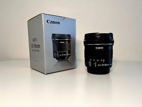 Canon EF-S 10-18mm F/4.5-5.6 IS STM, Audio, Tv en Foto, Fotografie | Lenzen en Objectieven, Zo goed als nieuw, Groothoeklens, Zoom