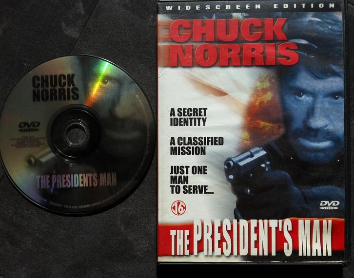 DVD - The President's Man - Actie Film Chuck Norris, Cd's en Dvd's, Dvd's | Actie, Zo goed als nieuw, Actie, Vanaf 16 jaar, Ophalen of Verzenden