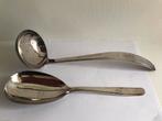 Soeplepel en compôtelepel GN U Gero 90, Antiek en Kunst, Antiek | Bestek, Ophalen of Verzenden