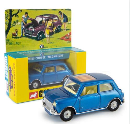 BMC Mini Magnifique Blauw schaal 1/41 CORGI NEW ref. 334, Hobby en Vrije tijd, Modelauto's | 1:43, Nieuw, Auto, Corgi, Verzenden