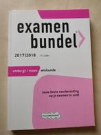 Examenbundel vmbo-gt/mavo Wiskunde 2017/2018, z.g.a.n., Boeken, Studieboeken en Cursussen, F.C. Luijbe, Ophalen of Verzenden, Zo goed als nieuw