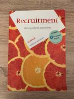 Recruitment, Ardiënne Verhoeven, Ophalen of Verzenden, Zo goed als nieuw, Overige niveaus, Overige vakken