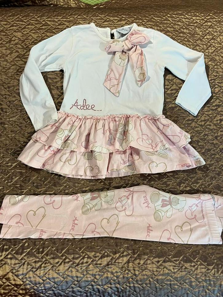 Adee jurk en legging maat 104 origineel zgan, Kinderen en Baby's, Kinderkleding | Maat 104, Zo goed als nieuw, Meisje, Jurk of Rok