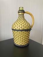 Vintage kruik - fles - vaas, Huis en Inrichting, Woonaccessoires | Vazen, Ophalen, Gebruikt, Glas, Minder dan 50 cm