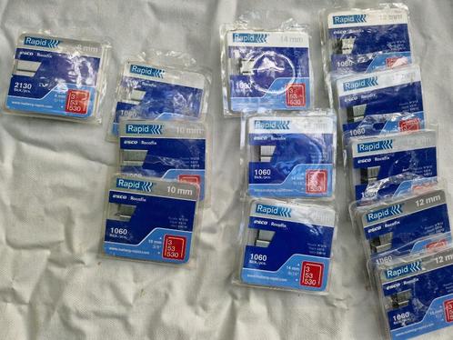 12X Rapid 53 nietjes, 8, 10, 12 en 14mm, Huis en Inrichting, Overige Huis en Inrichting, Nieuw, Ophalen of Verzenden