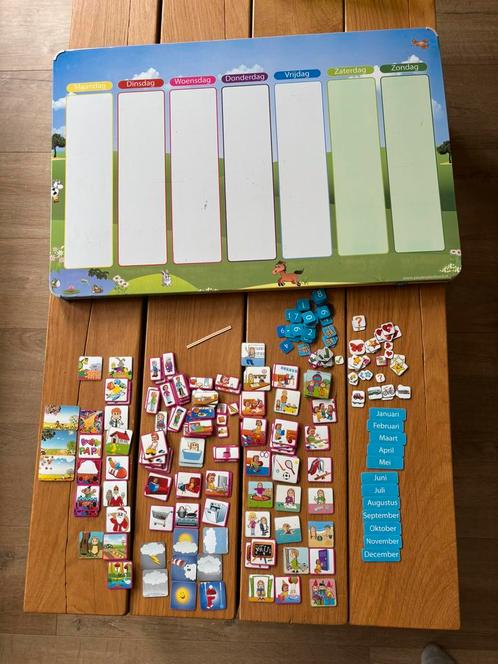 Planbord inclusief veel magneten, Kinderen en Baby's, Speelgoed | Educatief en Creatief, Gebruikt, Ontdekken, Ophalen