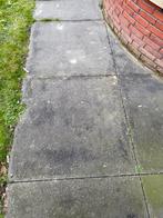 Gratis 1x1m tegels (39 stuks) - Zelf ophalen!, Tuin en Terras, Ophalen, Gebruikt, 10 m² of meer, Beton
