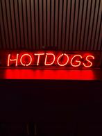 Neon Hotdog Reclame Lichtbak - 1 Meter, Verzenden, Zo goed als nieuw, Lichtbak of (neon) lamp