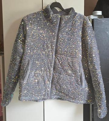 glitter/pailletten jas maat xxl (44/46) beschikbaar voor biedingen