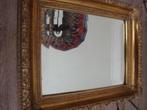 oude spiegel goud kleurig, Antiek en Kunst, Ophalen of Verzenden, Vierkant, Minder dan 50 cm, Minder dan 100 cm