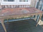 Stoere Aluminium Tuintafel, Tuin en Terras, Ophalen, Gebruikt, Rechthoekig, Aluminium