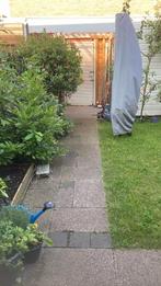 Grindtegels 60x40 en 20x20, Tuin en Terras, Tegels en Klinkers, Ophalen, Gebruikt