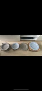 Borden xenos blauw grijs dinerborden servies, Huis en Inrichting, Keuken | Servies, Ophalen of Verzenden, Bord(en)