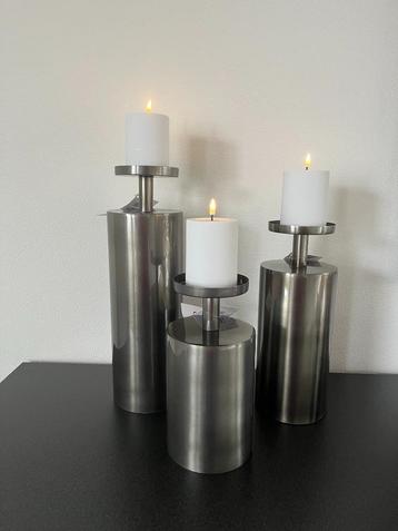 Kayoom kandelaar Helio set-3 Matt Black Nickel Nieuw! beschikbaar voor biedingen