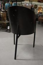 10 x eetkamerstoel Driade Costes hout leer zwart design, Huis en Inrichting, Stoelen, Ophalen, Zwart, Vijf, Zes of meer stoelen
