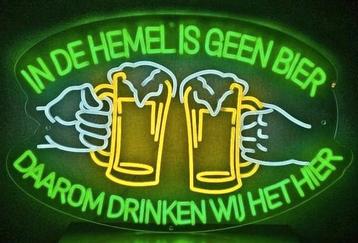 Unieke 'IN DE HEMEL IS GEEN BIER DAAROM DRINKEN WIJ HET ... beschikbaar voor biedingen