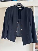 Dames pak clasen, donkerblauw met leuke details mt 38, Kleding | Dames, Maat 38/40 (M), Kostuum of Pak, Blauw, Clasen