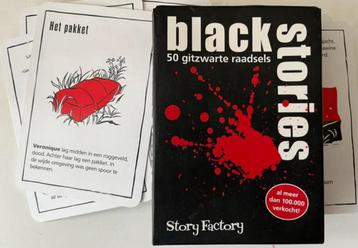 Black Stories 50 gitzwarte raadsels kaarten kaartspel beschikbaar voor biedingen