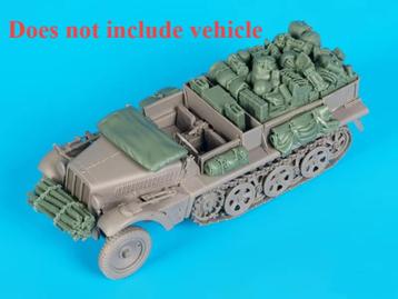 D-552,RESIN STOWAGE SET 1-35,German 1 ton Half-Track Sd.Kfz. beschikbaar voor biedingen