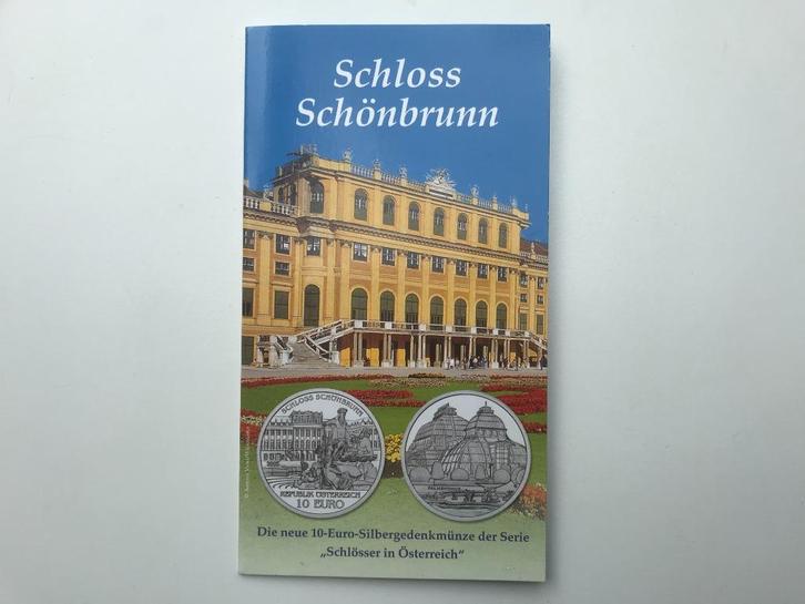 Oostenrijk 2003 Schloss Schönbrunn 10 euro zilver, Postzegels en Munten, Munten | Europa | Euromunten, Setje, 10 euro, Oostenrijk