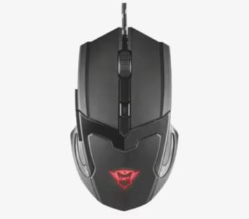 ZGAN! Muis Trust GXT 101 Gav zwart gaming muis €11,99 beschikbaar voor biedingen