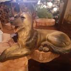 Oude gips hond uit 1940., Ophalen of Verzenden