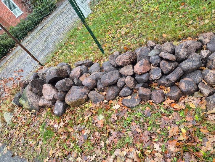 Partij veldkeien zwerfkeien, Tuin en Terras, Grind, Keien en Split, Ophalen