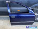 OPEL ASTRA G BLAUW Z282 Rechts Voor deur portier 5 deurs, Auto-onderdelen, Carrosserie en Plaatwerk, Gebruikt, -, Deur, -