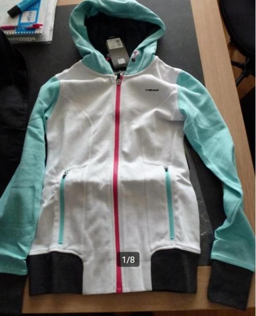 head vision trainingsjack, Kleding | Dames, Sportkleding, Nieuw, Racketsport, Maat 34 (XS) of kleiner, Wit, Ophalen of Verzenden