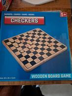 Houten Damspel - Klassiek Bordspel voor Jong en Oud, Hobby en Vrije tijd, Gezelschapsspellen | Bordspellen, Een of twee spelers