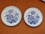 Te koop: 2 oude schalen/wandborden. Delfts., Ophalen of Verzenden