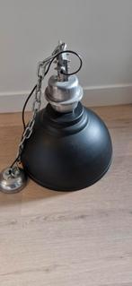 2 Stoere Metalen Hanglampen - Verhuizing!, Ophalen of Verzenden, Zo goed als nieuw, Minder dan 50 cm