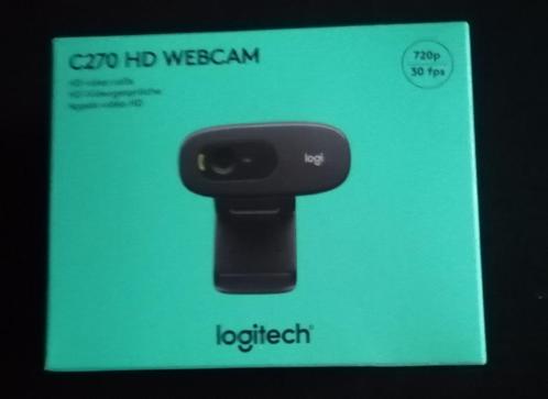 logitech c270 HD  Webcam, Computers en Software, Webcams, Nieuw, Bedraad, Windows, Microfoon, Ophalen of Verzenden