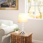 Elegante Tafellamp met Kristallen nieuw, Huis en Inrichting, Lampen | Tafellampen, 50 tot 75 cm, Nieuw, Ophalen of Verzenden, Glas