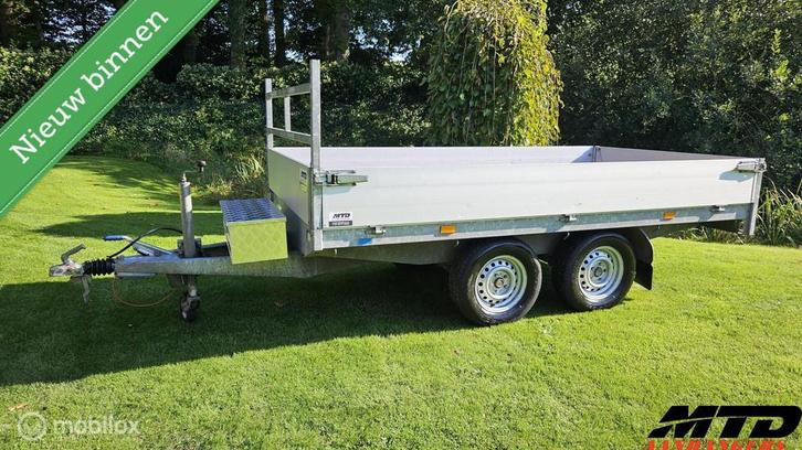 Hapert Zéér nette plateauwagen tandemasser, Auto diversen, Aanhangers en Bagagewagens, Gebruikt