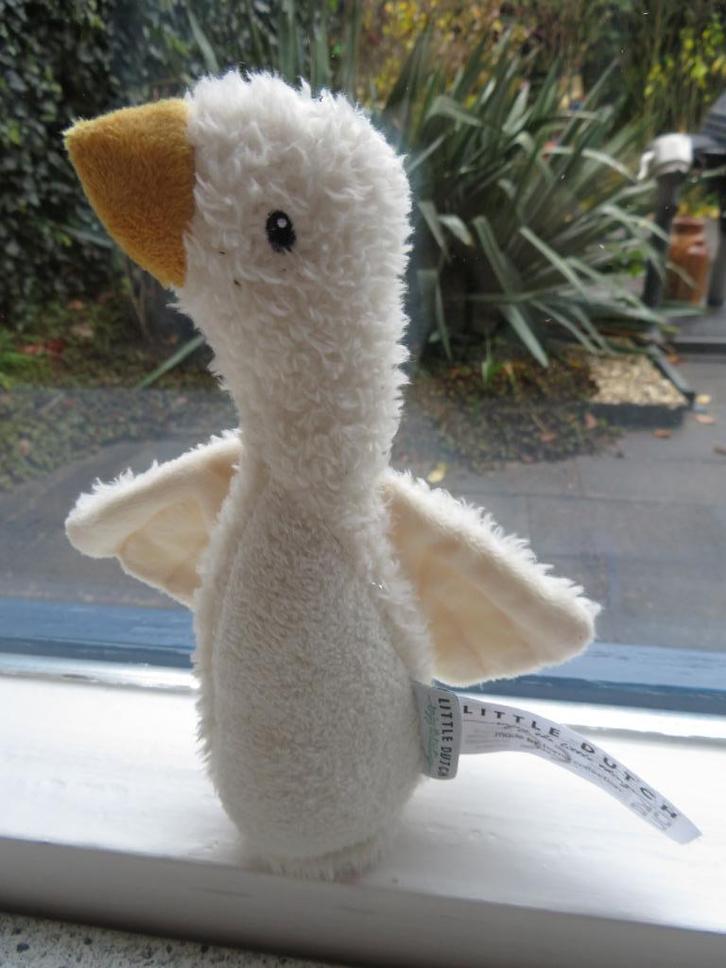 Knijpbeestje piepbeestje Gans Goose merk Little Dutch Tiamo, Kinderen en Baby's, Speelgoed | Knuffels en Pluche, Zo goed als nieuw