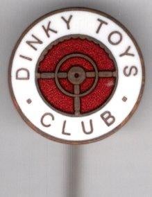 Dinky Toys club email op koper speelgoedauto speldje( W_366), Verzenden, Nieuw, Merk, Speldje of Pin