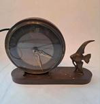 Vintage Bronzen Art Deco Klok, Ophalen of Verzenden