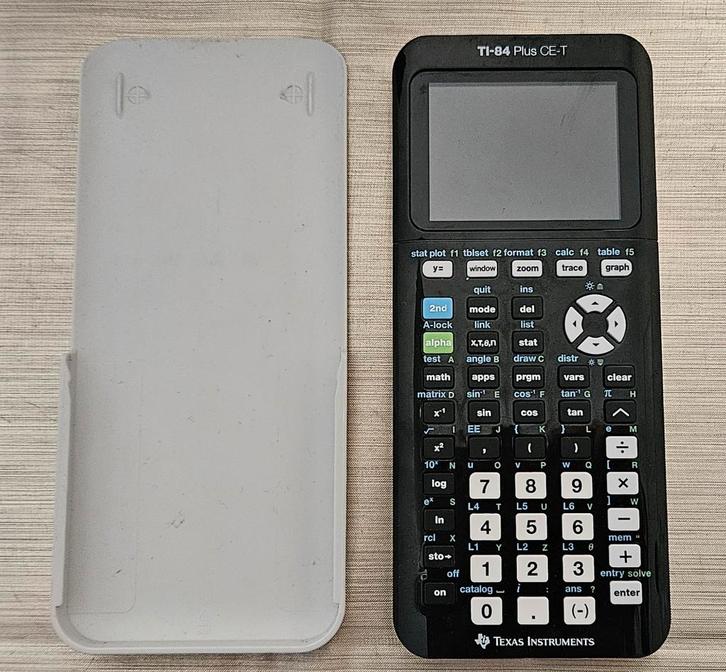 Texas rekenmachine TI-84 Plus CE-T voor Havo VWO als nieuw, Diversen, Rekenmachines, Zo goed als nieuw, Grafische rekenmachine