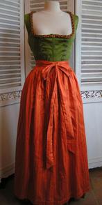 tiroler dirndl jurk en schort maat 36 nr TT 1176, Carnaval, Ophalen of Verzenden, Zo goed als nieuw, Kleding