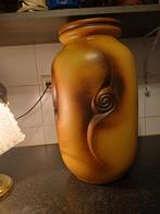 Enorme vintage vaas West Germany, Gebruikt, Overige kleuren, Aardewerk of Porselein, Ophalen of Verzenden