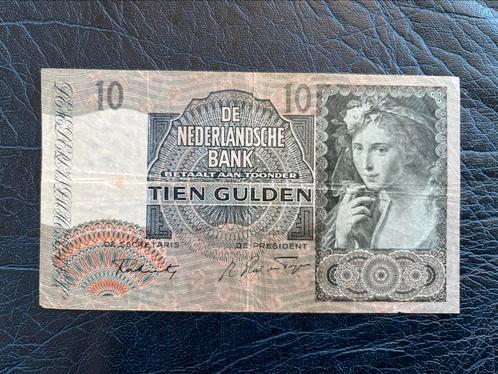 Tien gulden 1941, Postzegels en Munten, Bankbiljetten | Nederland, Los biljet, 10 gulden, Ophalen of Verzenden