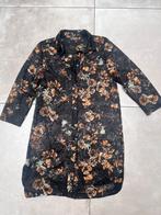 NORAH BLOEMEN MOTIEF ZWARTE KANT KANTEN JURK JURKJE MAAT M, Kleding | Dames, Jurken, Maat 38/40 (M), Zwart, Ophalen of Verzenden