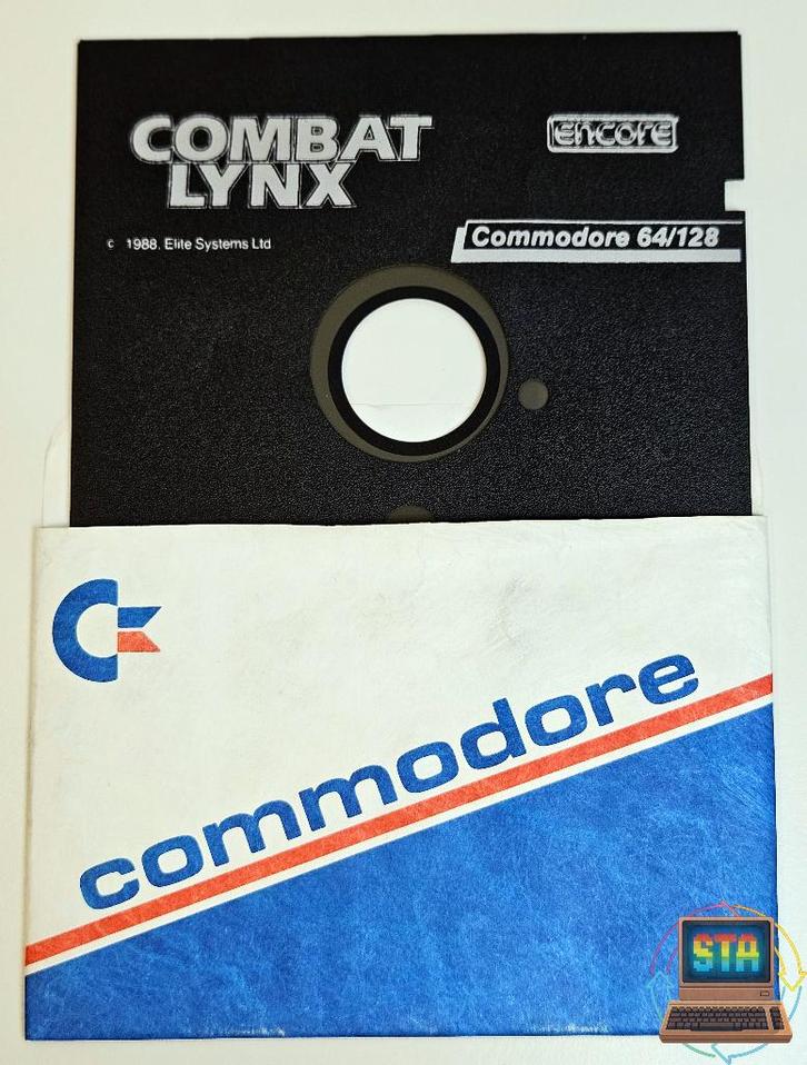 Combat Lynx Encore 1988 Commodore 64 128 Alleen de Disk, Computers en Software, Vintage Computers, Verzenden