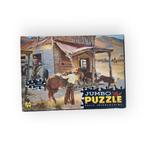 Vintage Jumbo Puzzel - Western Thema, Antiek en Kunst, Antiek | Speelgoed, Ophalen of Verzenden