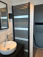 Zwarte Badkamer Radiator, Doe-het-zelf en Verbouw, Verwarming en Radiatoren, Ophalen, Gebruikt, Radiator, 60 tot 150 cm