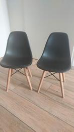 2x stoel peuter/kleuter zwart, Huis en Inrichting, Stoelen, Ophalen, Zo goed als nieuw, Zwart, Twee