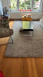 Vloetkleed, handgeknoopt, wol, grijs gemêleerd., Huis en Inrichting, Stoffering | Tapijten en Kleden, Ophalen, Gebruikt, 200 cm of meer