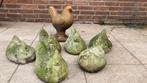 Gratis: haan en kippen van steen, Tuin en Terras, Ophalen, Steen
